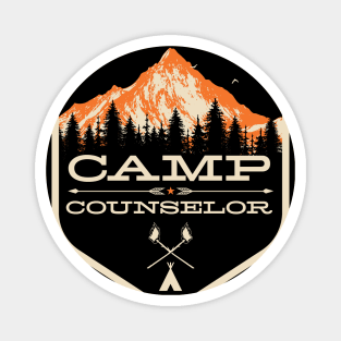 Camp Counselor design - Camp Staff print product Magnet